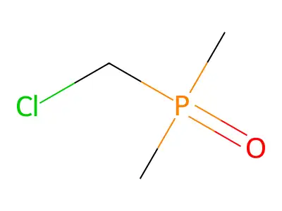 (氯甲基)二甲基氧化膦 structure