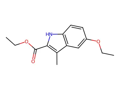 ethyl 5-ethoxy-3-methyl-1H-indole-2-carboxylate structure