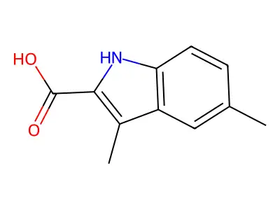 3,5-dimethyl-1H-indole-2-carboxylic acid structure