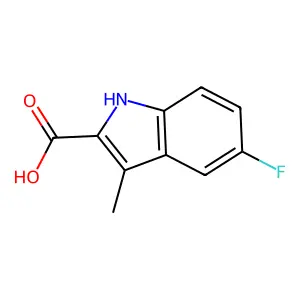 5-Fluoro-3-methyl-1H-indole-2-carboxylic acid structure