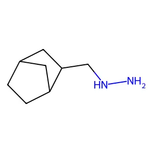 Hydrazine, (2-norbornylmethyl)- structure
