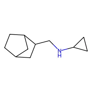 2-Norbornanemethylamine, N-cyclopropyl- structure