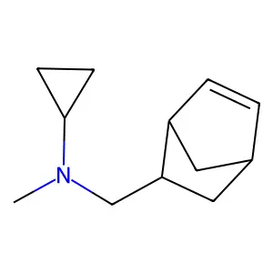 5-Norbornene-2-methylamine, N-cyclopropyl-N-methyl- structure