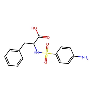 N-[(4-Aminophenyl)sulfonyl]-D-phenylalanine structure
