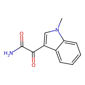 2-(1-Methyl-1H-indol-3-yl)-2-oxoacetamide structure