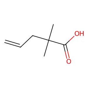2,2-二甲基-4-戊烯酸 structure
