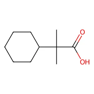 α,α-二甲基环己烷乙酸 structure