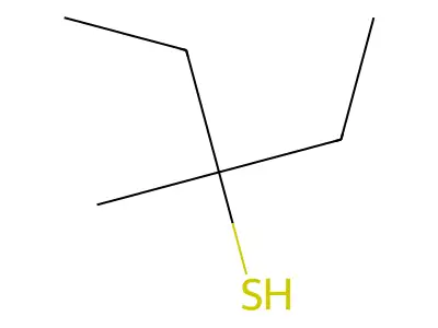3-甲基-3-戊硫醇 structure