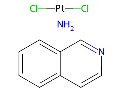 Ammonia; dichloroplatinum; isoquinoline structure