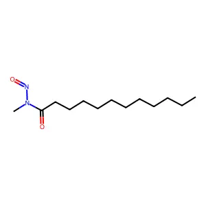 N-甲基-N-亚硝基十二酰胺 structure