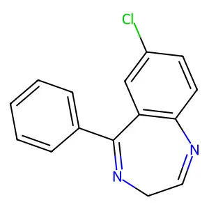 3H-1,4-Benzodiazepine, 7-chloro-5-phenyl- structure
