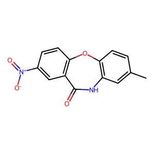 8-Methyl-2-nitrodibenzo[b,f][1,4]oxazepin-11(10H)-one structure