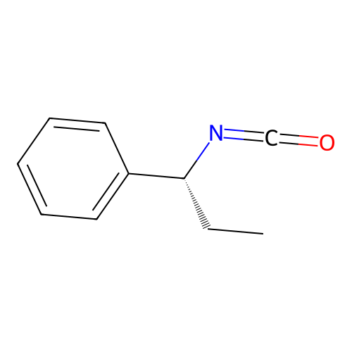 (R)-(+)-1-Phenylpropyl isocyanate structure