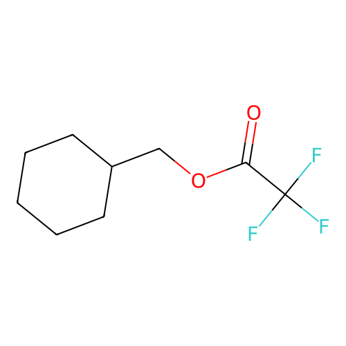 Cyclohexylmethyl trifluoroacetate structure