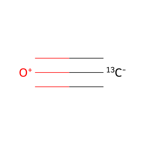 Carbon-13C monoxide structure