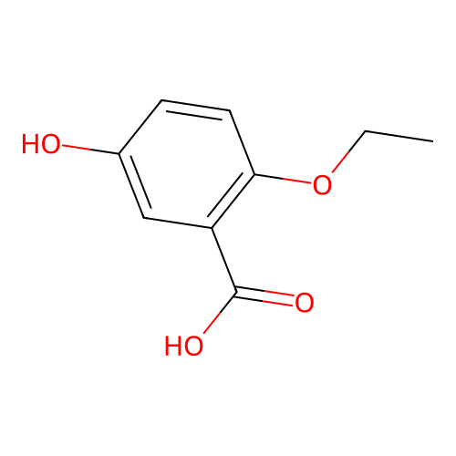 2-Ethoxy-5-hydroxybenzoic acid structure