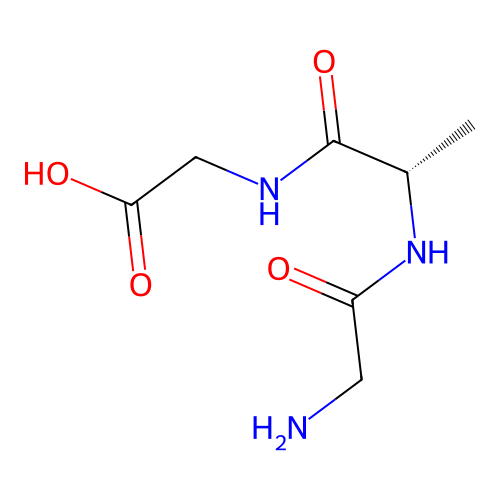 H-Gly-Ala-Gly-OH structure