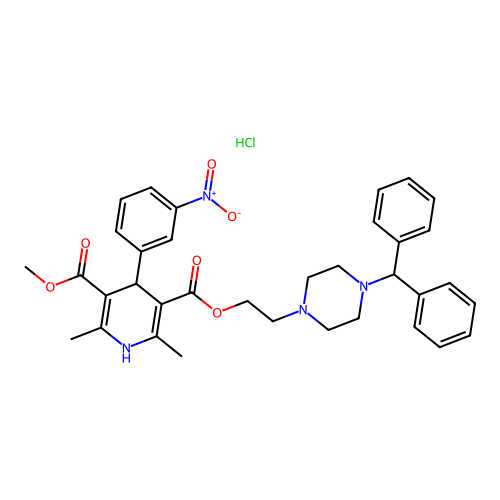 Manidipine Dihydrochlorid structure