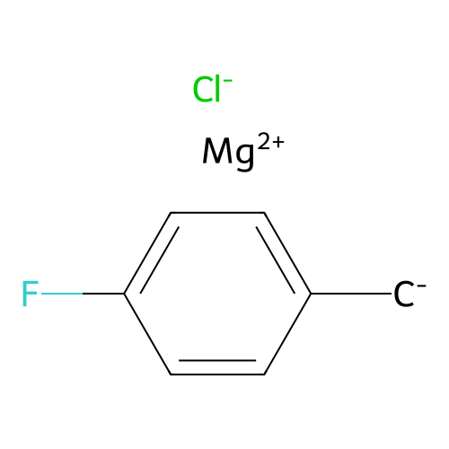 Magnesium 1-fluoro-4-methanidylbenzene chloride structure