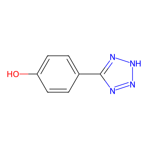 4-(1H-1,2,3,4-tetrazol-5-yl)phenol structure