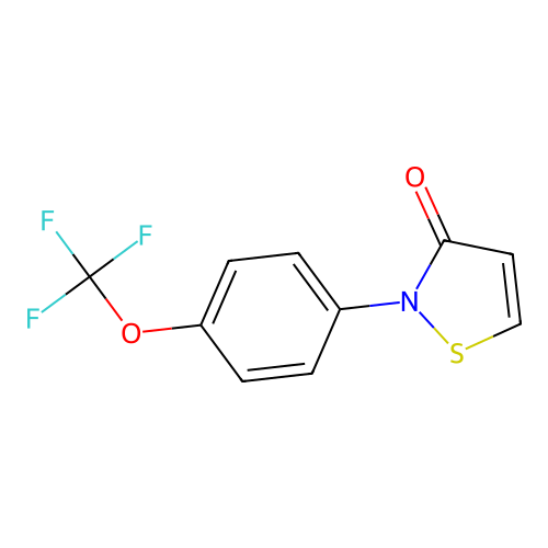 3(2H)-Isothiazolone, 2-[4-(trifluoromethoxy)phenyl]- structure