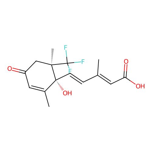 8',8',8'-Trifluoroabscisic acid structure