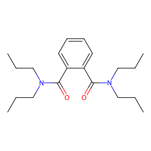 N~1~,N~1~,N~2~,N~2~-tetrapropylphthalamide structure
