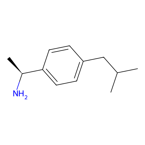 (1S)-1-(4-isobutylphenyl)ethanamine structure