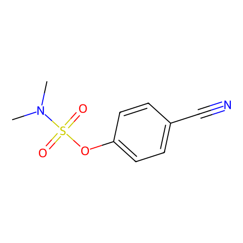 4-cyanophenyl N,N-dimethylsulfamate structure
