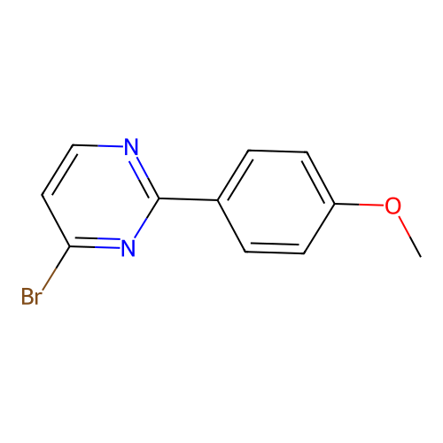 4-Bromo-2-(4-methoxyphenyl)pyrimidine structure