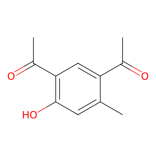 1,1'-(4-Hydroxy-6-methyl-1,3-phenylene)di(ethan-1-one) structure