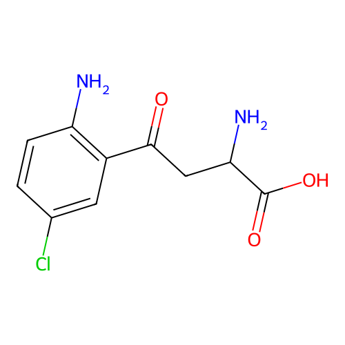 2-amino-4-(2-amino-5-chlorophenyl)-4-oxo-butyric Acid structure