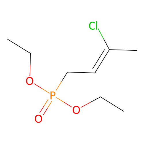 3-Chloro-1-diethoxyphosphorylbut-2-ene structure