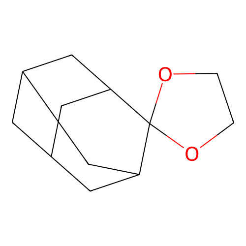 Adamantane-2-spiro-2'-[1,3]-dioxolane structure