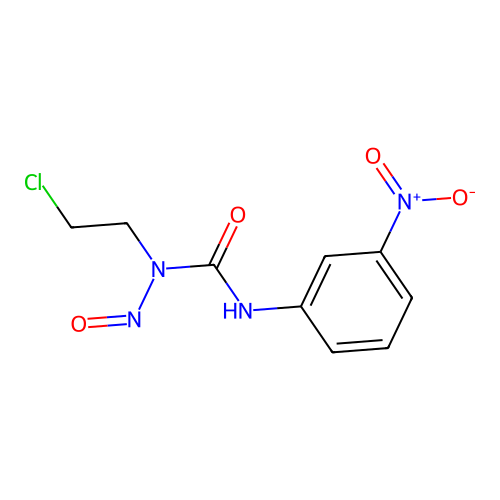 1-(2-Chloroethyl)-3-(3-nitrophenyl)-1-nitrosourea structure