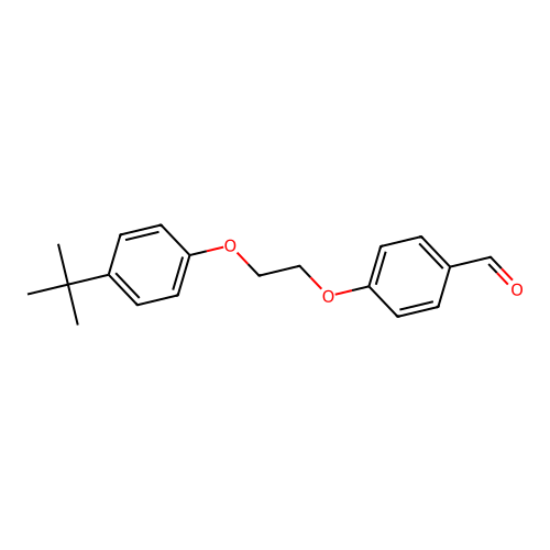 4-[2-(4-Tert-butylphenoxy)ethoxy]benzaldehyde structure