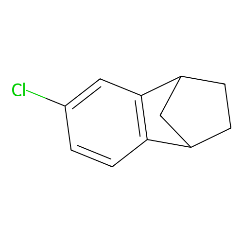 1,4-Methanonaphthalene, 6-chloro-1,2,3,4-tetrahydro- structure