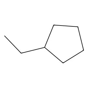 Ethylcyclopentane structure