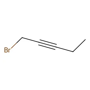 1-溴-2-戊炔 structure
