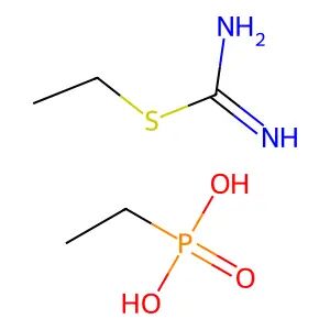 Pseudourea, 2-ethyl-2-thio-, ethylphosphite structure
