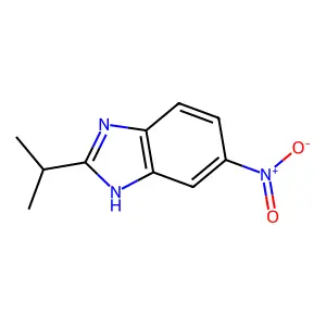 2-Isopropyl-5-nitro-1H-benzo[d]imidazole structure