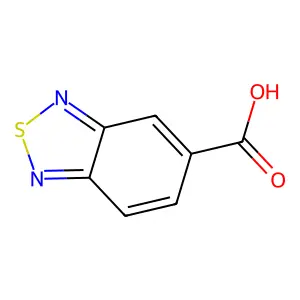 2,1,3-Benzothiadiazole-5-carboxylic acid structure