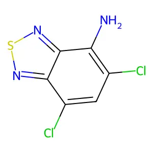5,7-Dichloro-2,1,3-benzothiadiazol-4-amine structure