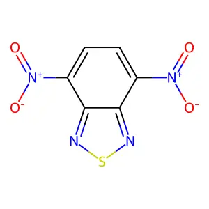 4,7-Dinitro-2,1,3-benzothiadiazole structure