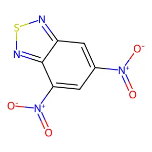 4,6-Dinitro-2,1,3-benzothiadiazole structure
