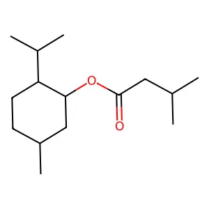 异戊酸薄荷酯 structure
