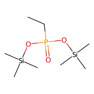 Phosphonic acid, ethyl-, bis(trimethylsilyl) ester structure