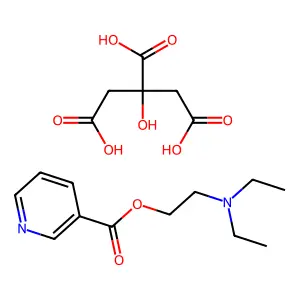 Nicametate citrate structure