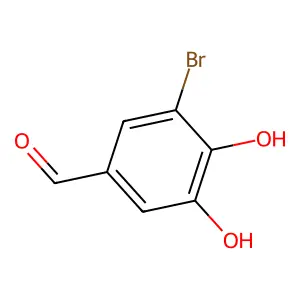 5-溴-3,4-二羟基苯甲醛 structure