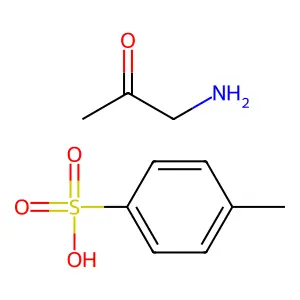 1-Aminopropan-2-one;4-methylbenzenesulfonic acid structure